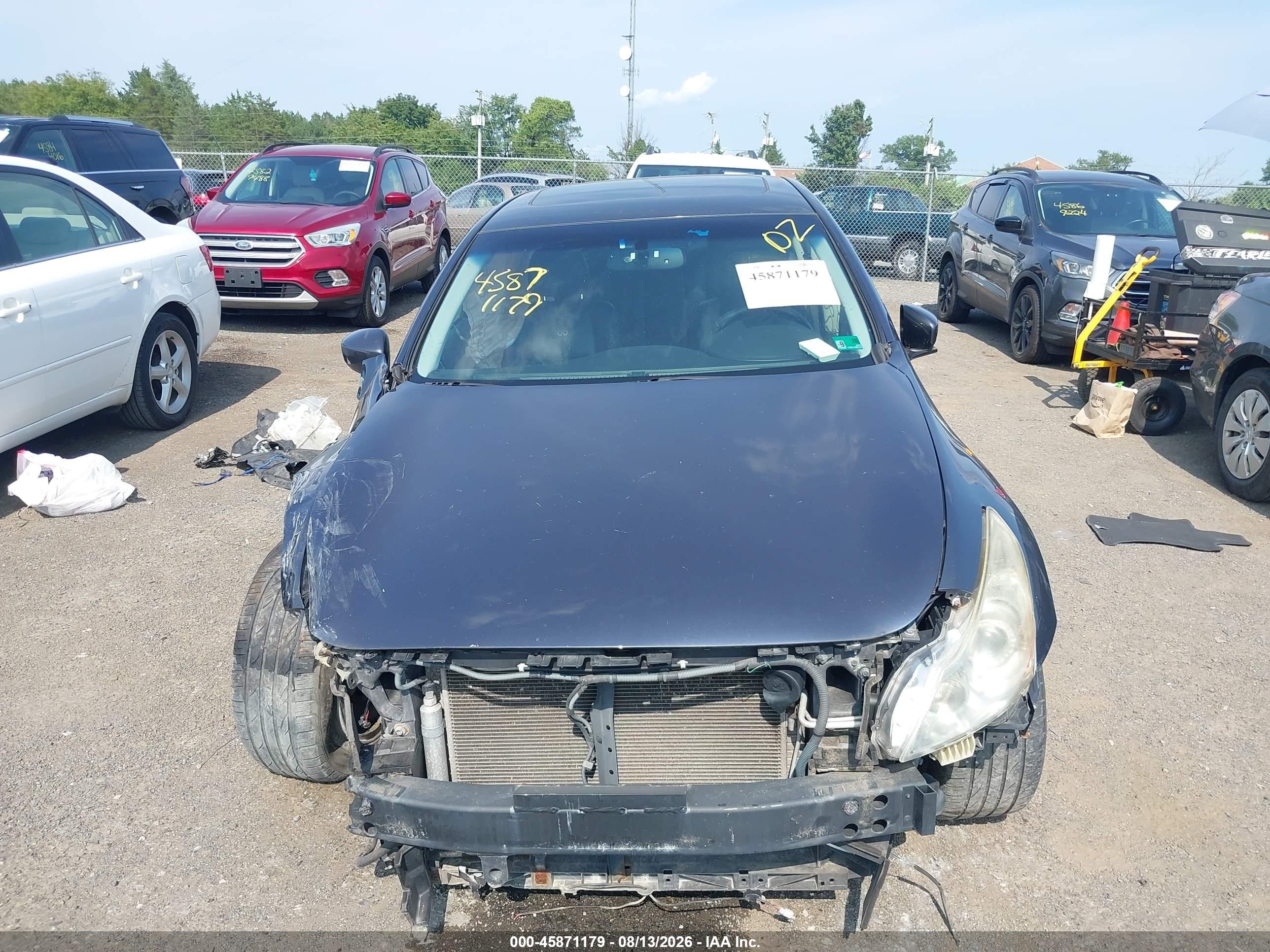 2011 Infiniti G25x   Blue vin: JN1DV6AR2BM650708