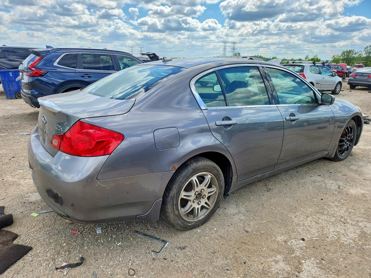 2011 Infiniti G25 Sedan X Gray vin: JN1DV6AR2BM651034