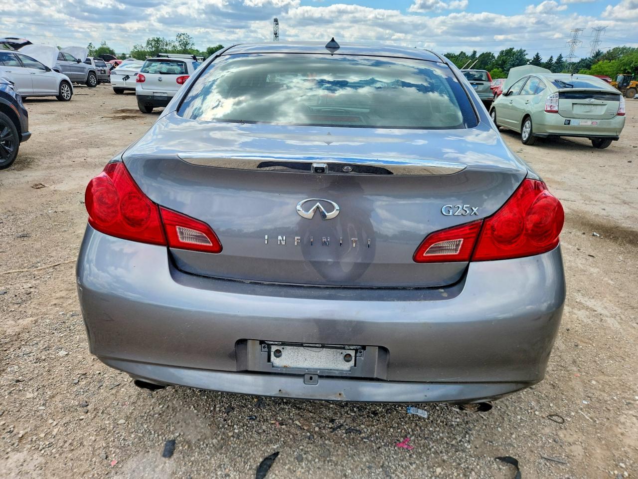 2011 Infiniti G25 Sedan X Gray vin: JN1DV6AR2BM651034