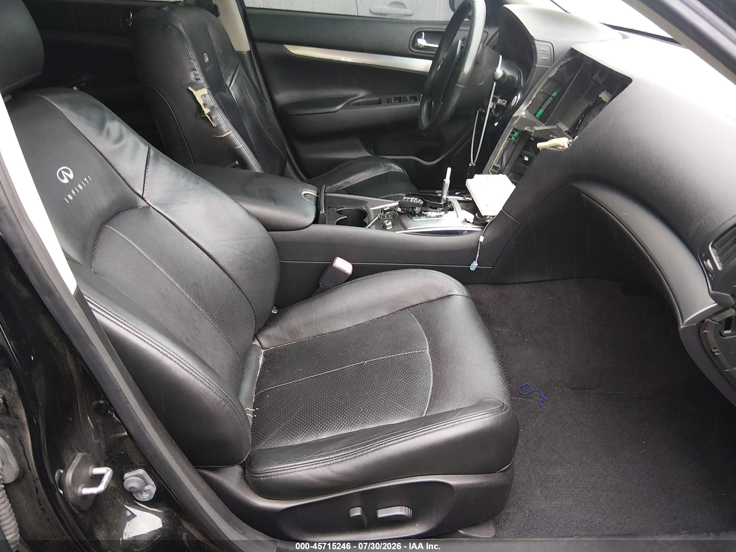 2011 Infiniti G25x   Black vin: JN1DV6AR2BM651969