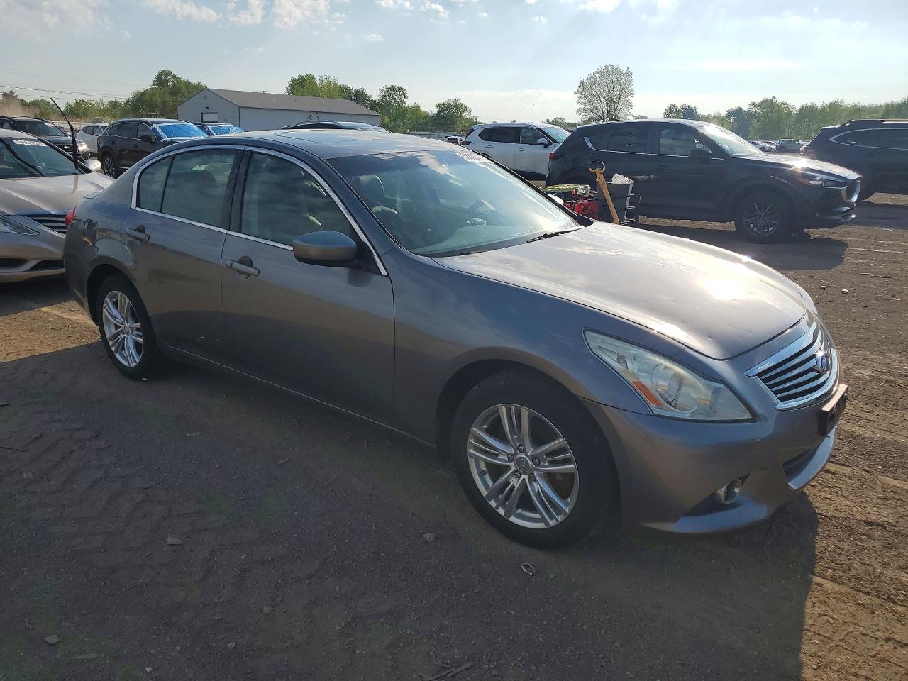2011 Infiniti G25 Sedan X Gray vin: JN1DV6AR2BM653902