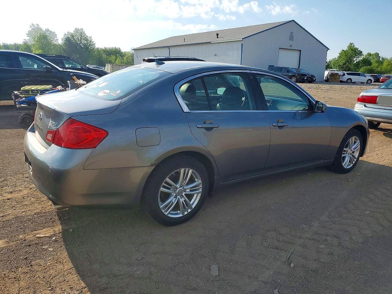 2011 Infiniti G25 Sedan X Gray vin: JN1DV6AR2BM653902