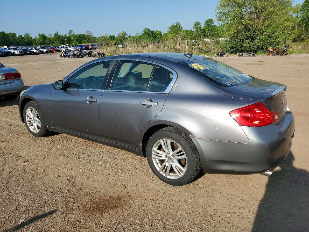 2011 Infiniti G25 Sedan X Gray vin: JN1DV6AR2BM653902