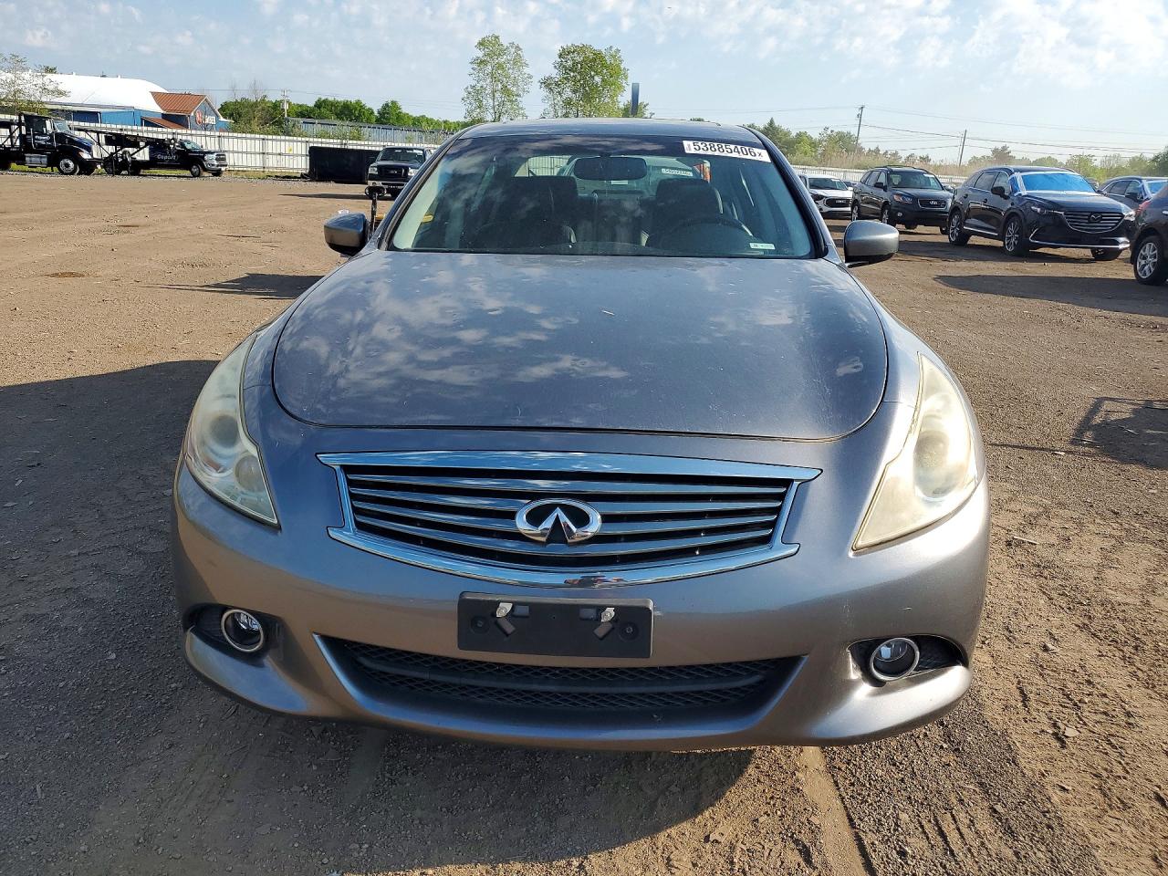 2011 Infiniti G25 Sedan X Gray vin: JN1DV6AR2BM653902