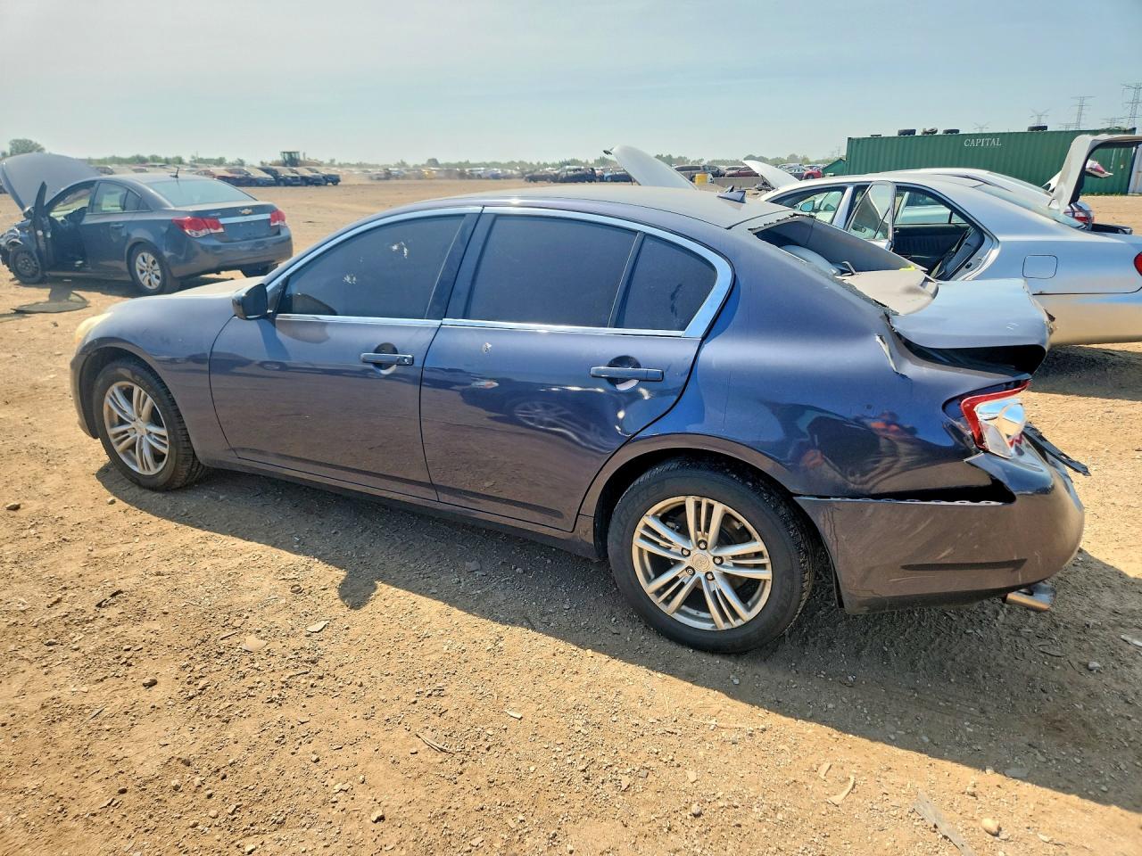 2012 Infiniti G25 Sedan X Серый vin: JN1DV6AR3CM730150