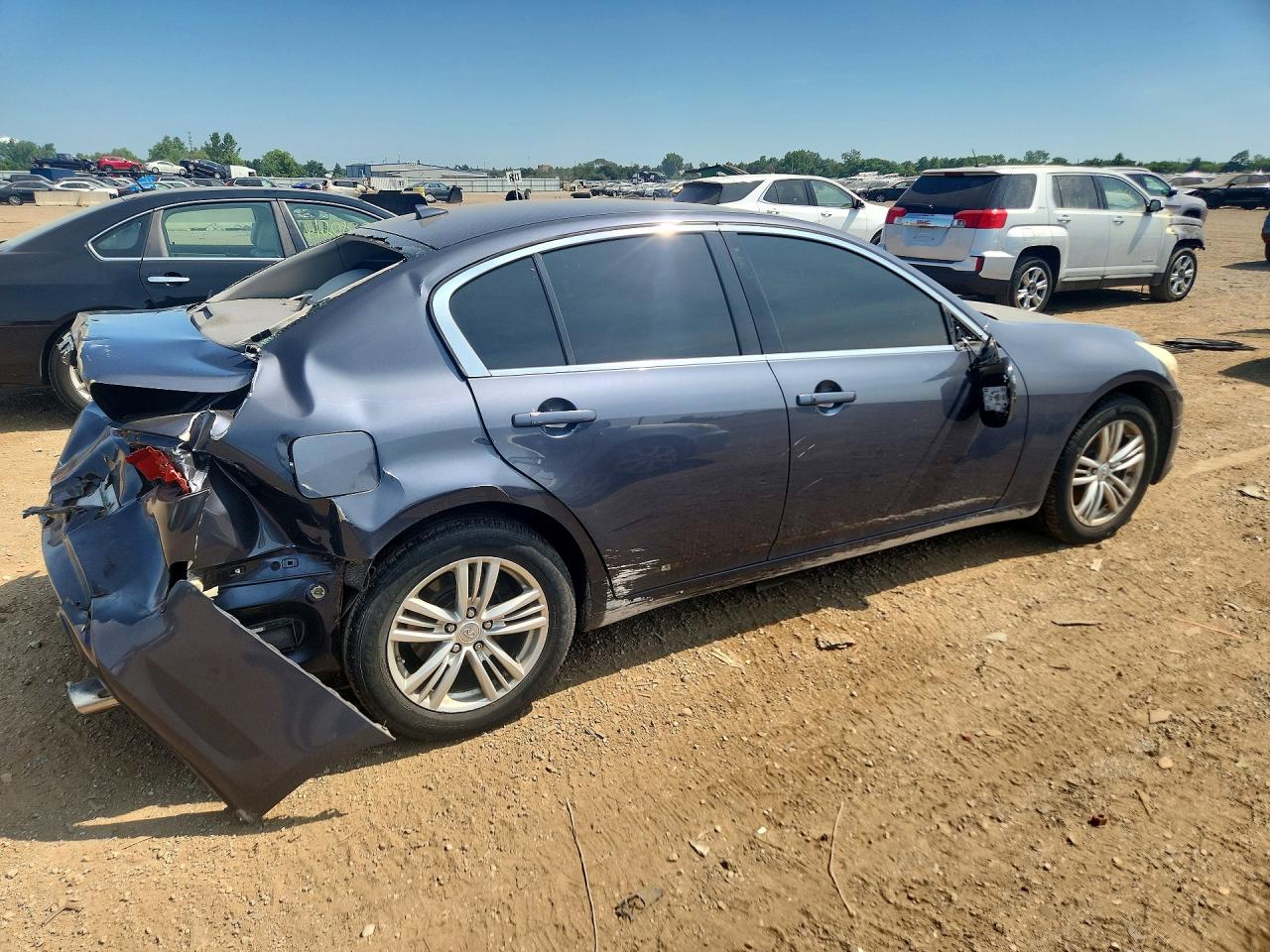 2012 Infiniti G25 Sedan X Серый vin: JN1DV6AR3CM730150