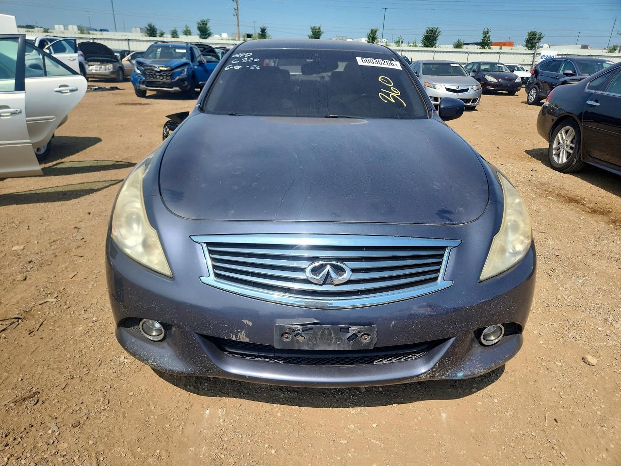 2012 Infiniti G25 Sedan X Серый vin: JN1DV6AR3CM730150