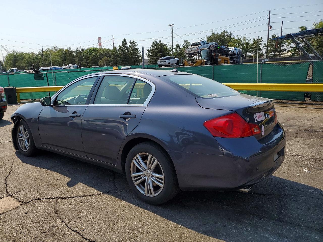 2012 Infiniti G25 Sedan X Blue vin: JN1DV6AR3CM730293