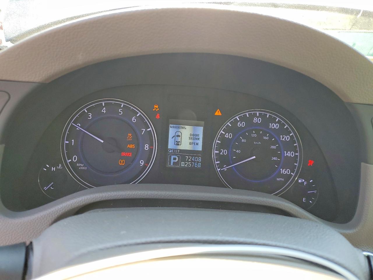 2012 Infiniti G25 Sedan X Blue vin: JN1DV6AR3CM730293