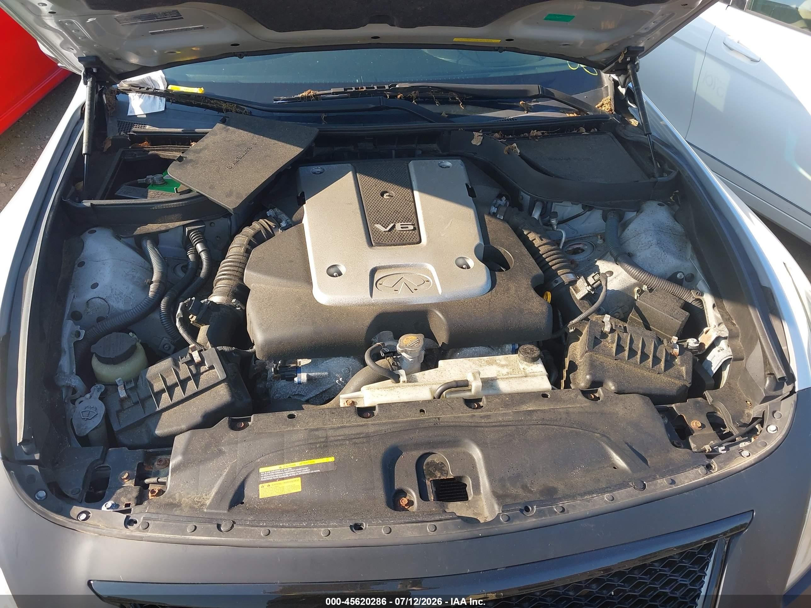2011 Infiniti G25x Gray vin: JN1DV6AR4BM452230