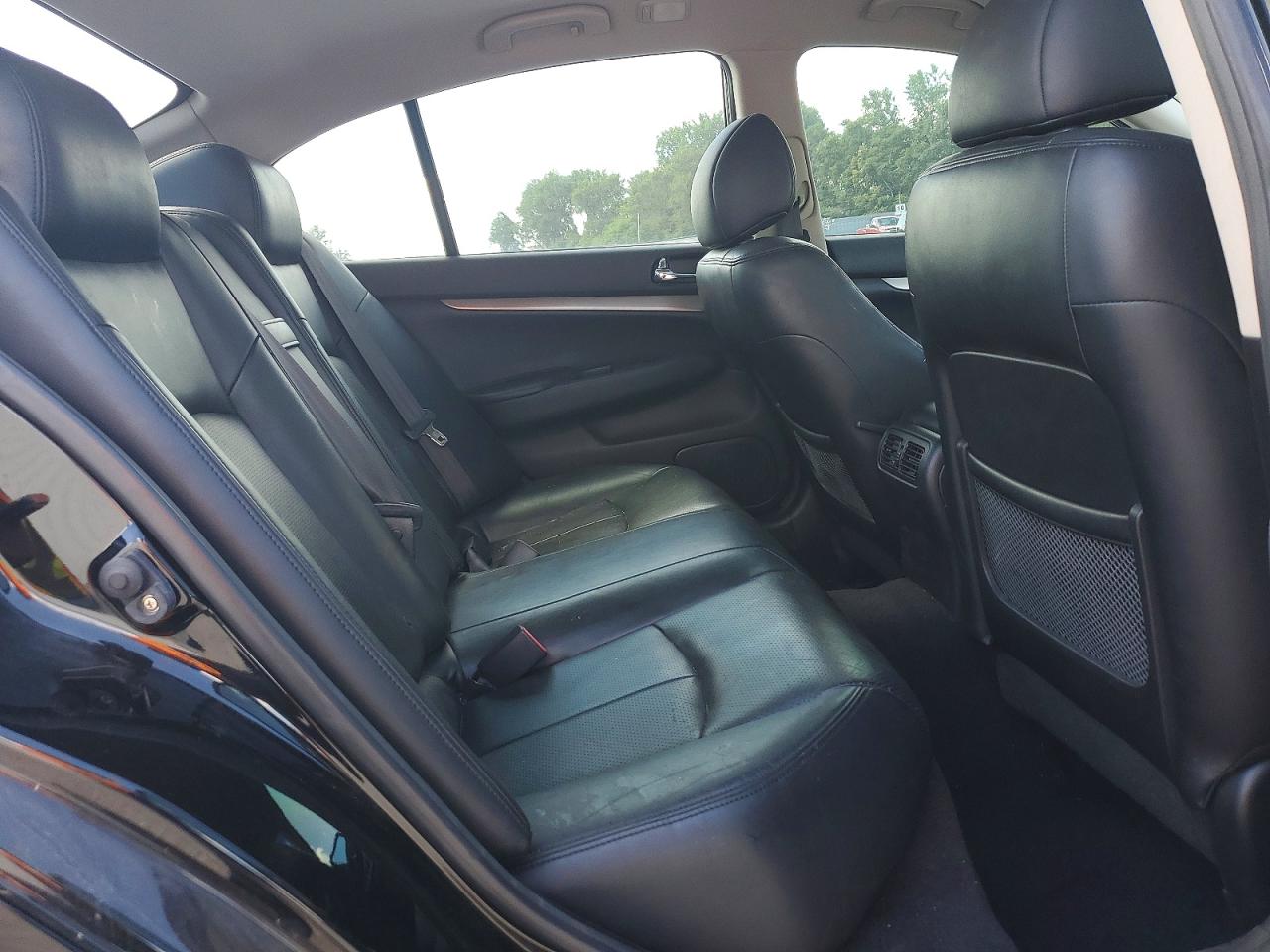 2011 Infiniti G25 Sedan X Черный vin: JN1DV6AR4BM650984