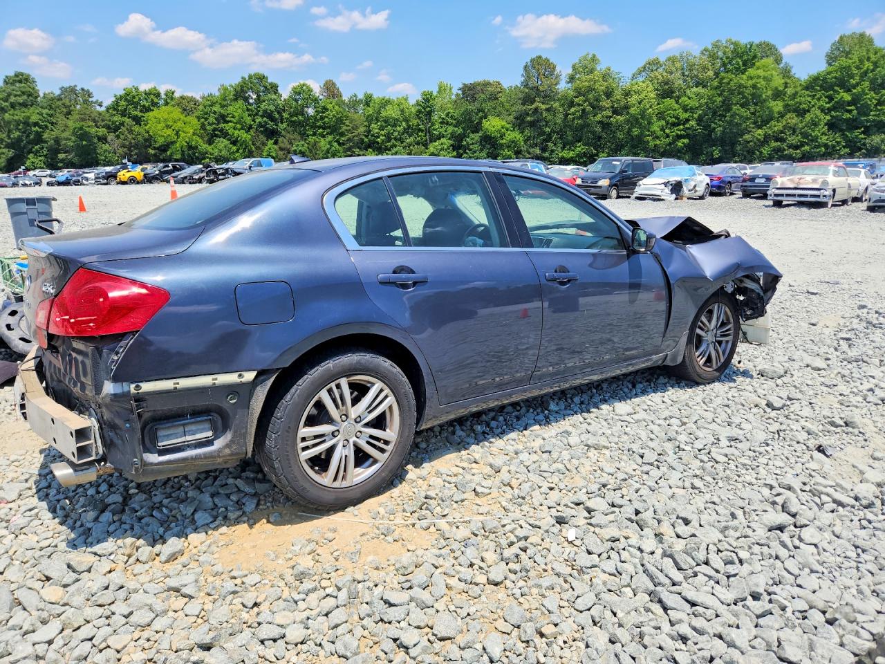 2012 Infiniti G25 Sedan X Gray vin: JN1DV6AR4CM861314