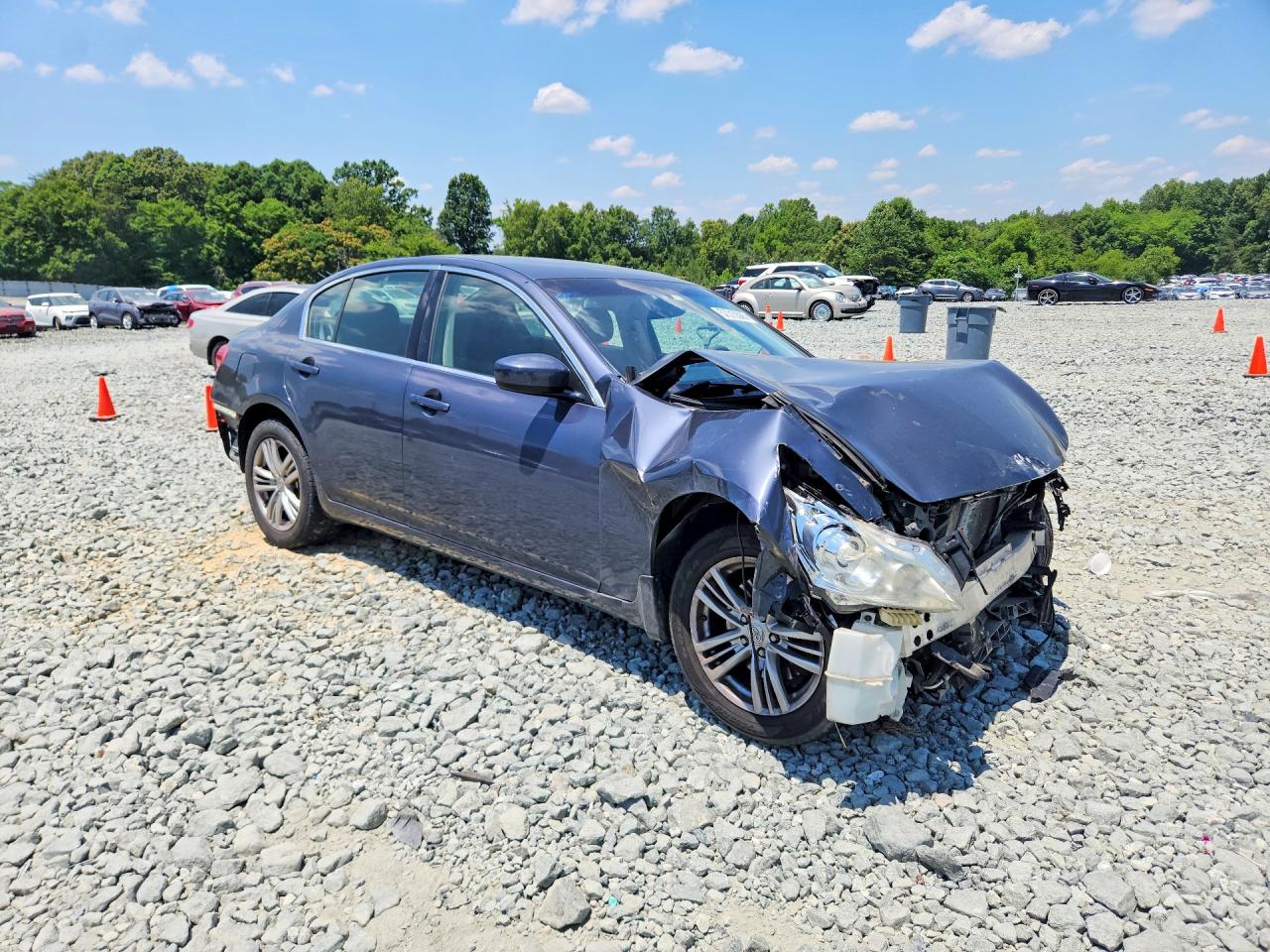 2012 Infiniti G25 Sedan X Gray vin: JN1DV6AR4CM861314
