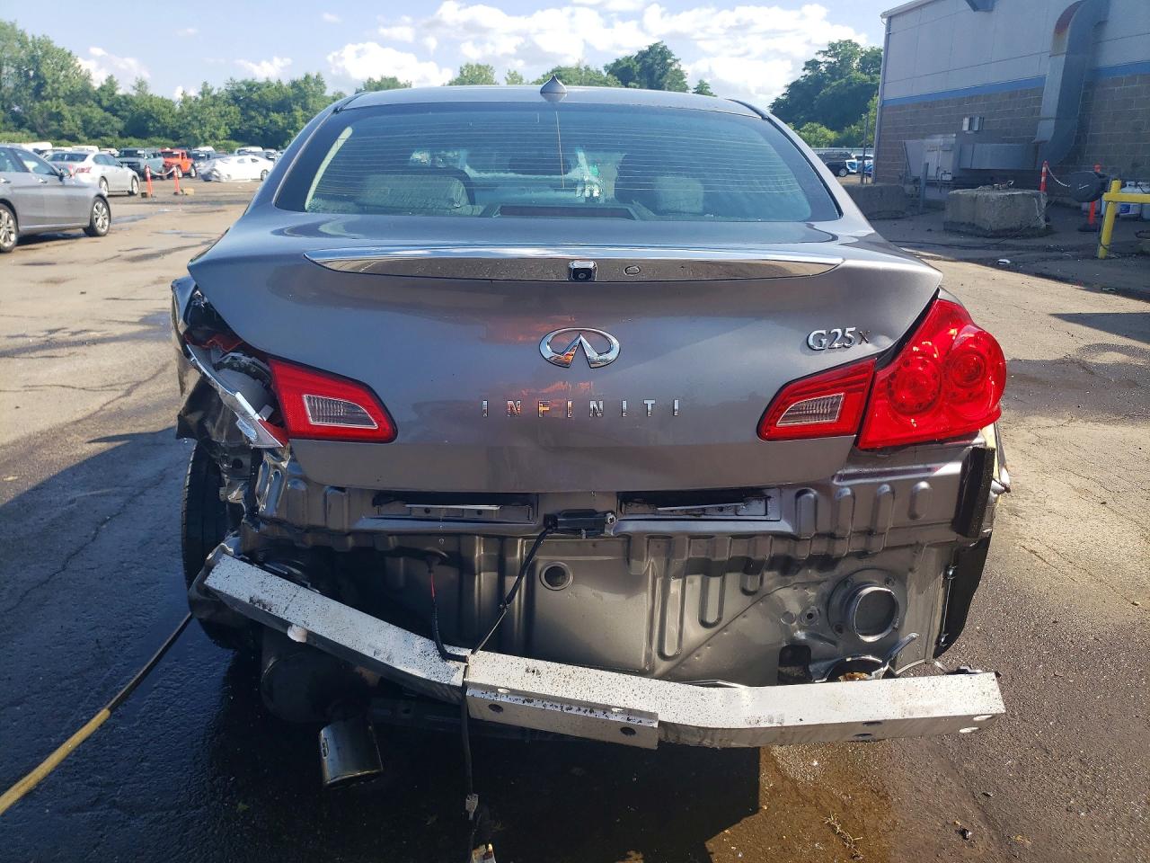 2012 Infiniti G25 Sedan X Silver vin: JN1DV6AR4CM862205