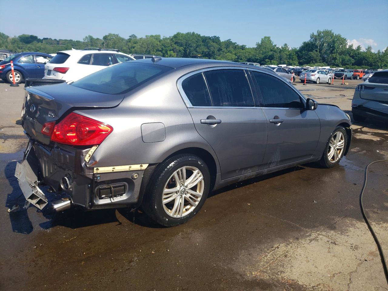 2012 Infiniti G25 Sedan X Silver vin: JN1DV6AR4CM862205