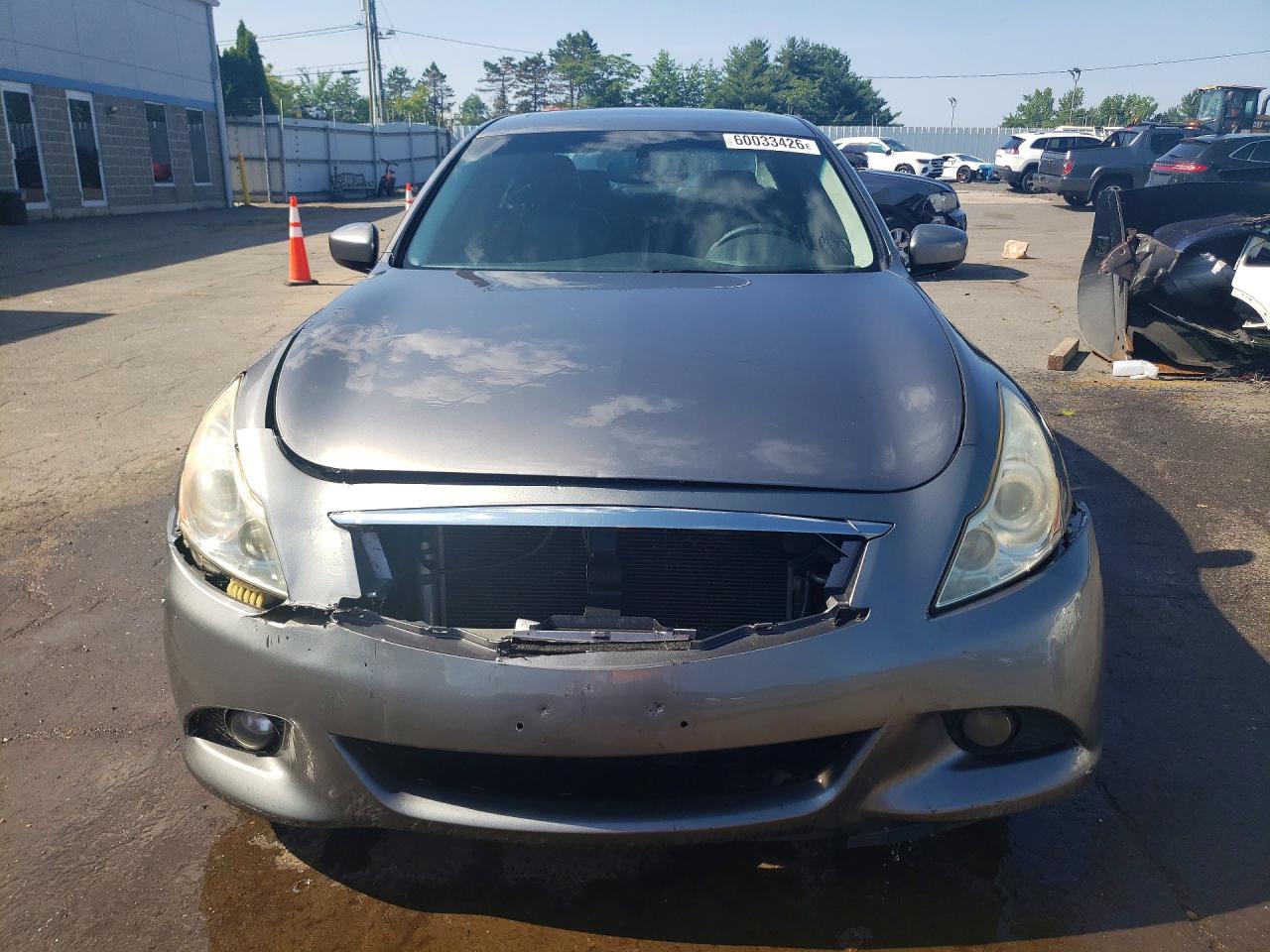 2012 Infiniti G25 Sedan X Silver vin: JN1DV6AR4CM862205