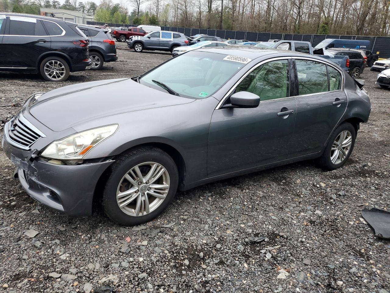 2011 Infiniti G25 Sedan X Серый vin: JN1DV6AR5BM652176