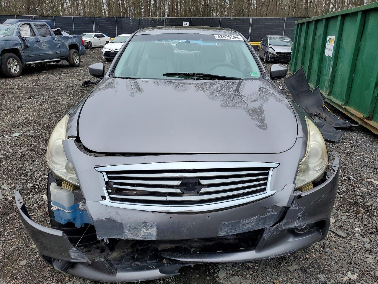 2011 Infiniti G25 Sedan X Серый vin: JN1DV6AR5BM652176