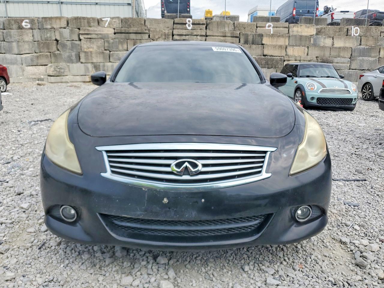 2012 Infiniti G25 Sedan X Black vin: JN1DV6AR5CM730831