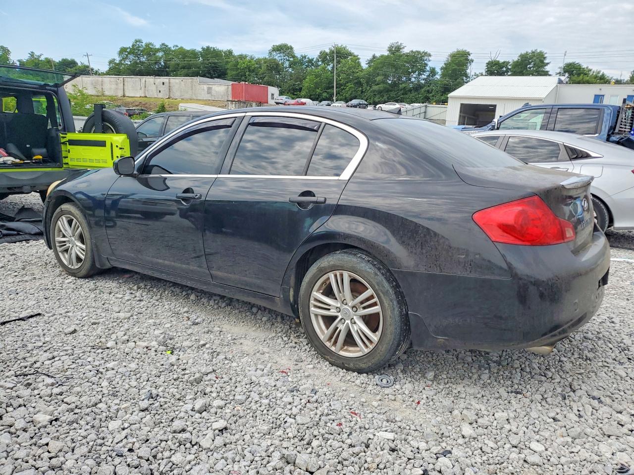 2012 Infiniti G25 Sedan X Black vin: JN1DV6AR5CM730831