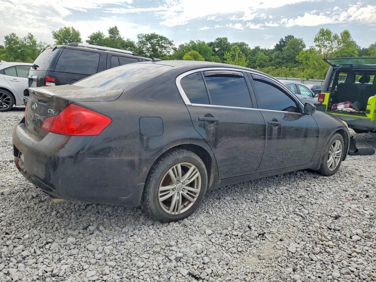 2012 Infiniti G25 Sedan X Black vin: JN1DV6AR5CM730831