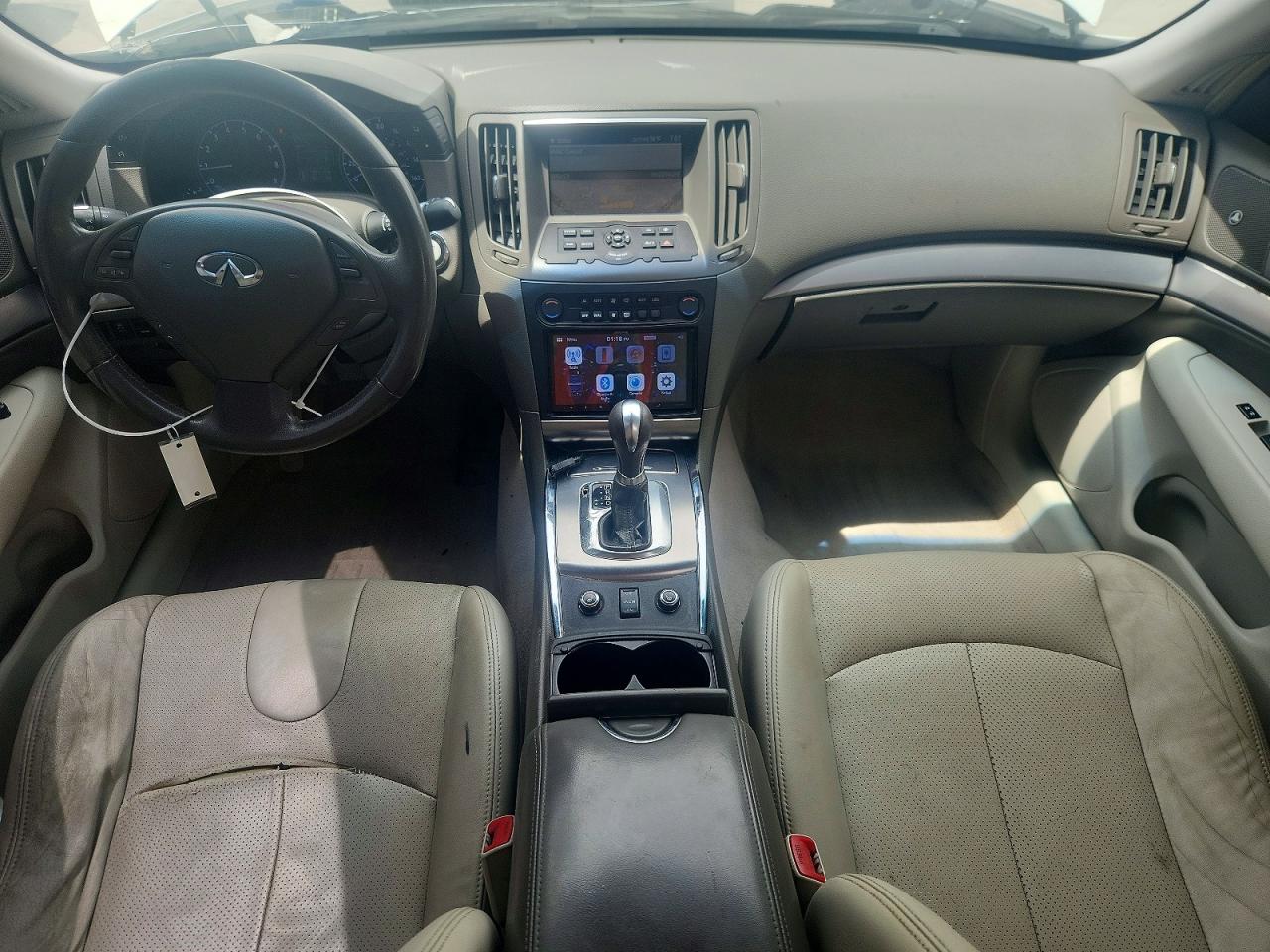 2012 Infiniti G25 Sedan X Белый vin: JN1DV6AR5CM731137