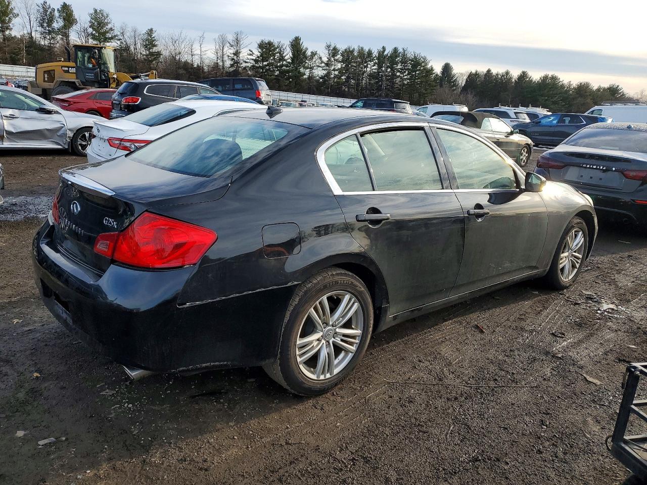 2012 Infiniti G25 Black vin: JN1DV6AR5CM860950