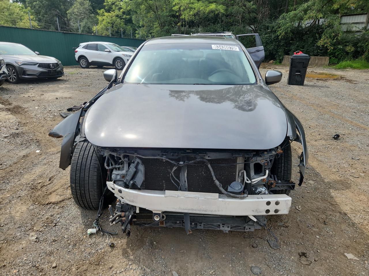2012 Infiniti G25 Sedan X Серебряный vin: JN1DV6AR5CM862102 Damage: Front Bumper Reinforcement, Bent, 1 To 2 Inches