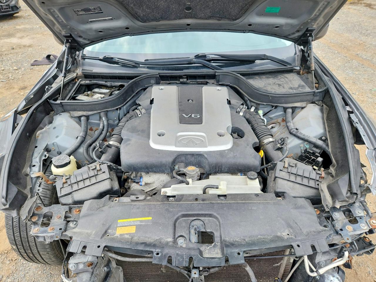 2012 Infiniti G25 Sedan X Серебряный vin: JN1DV6AR5CM862102