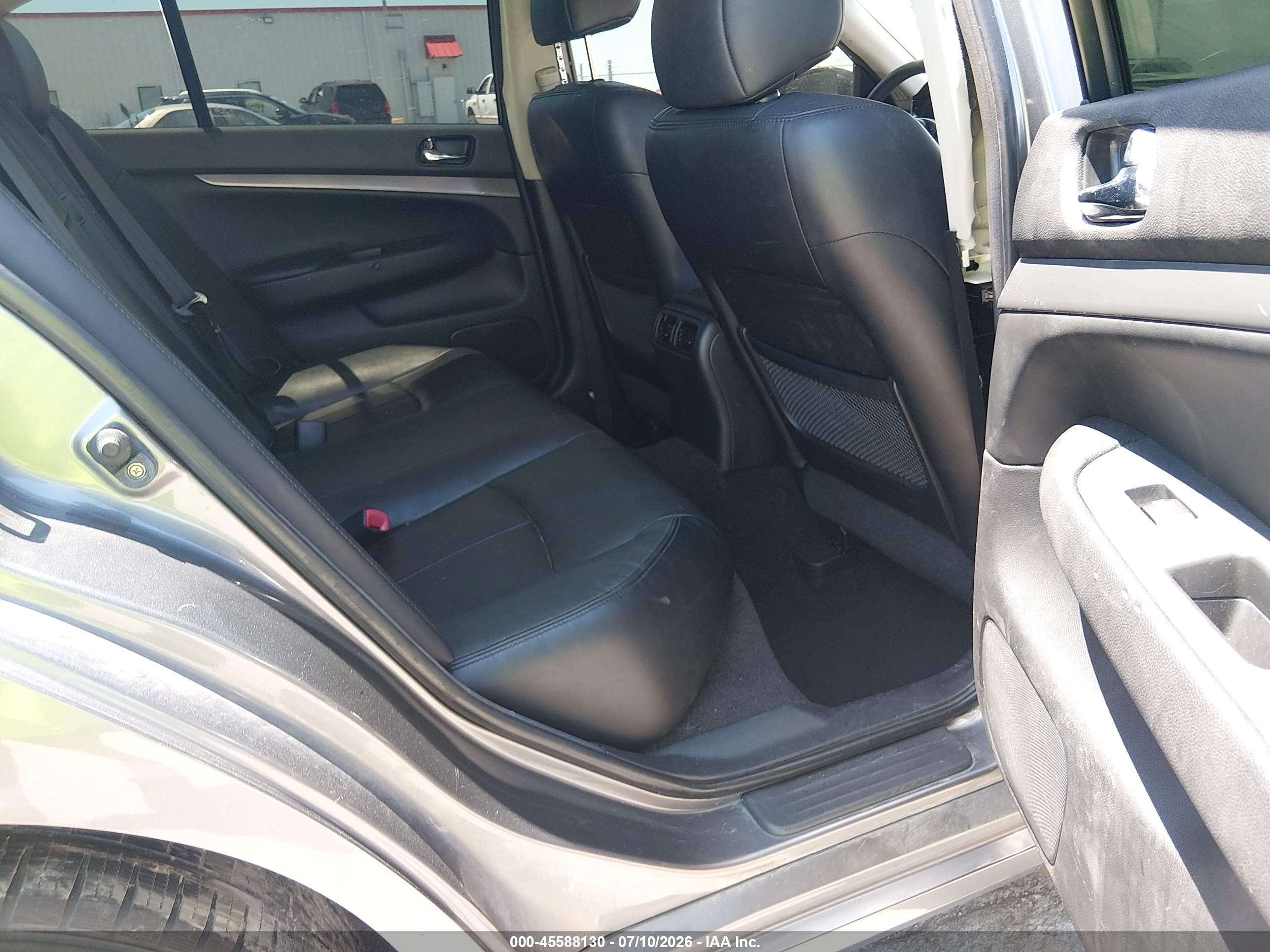 2012 Infiniti G25x   Gray vin: JN1DV6AR6CM861833
