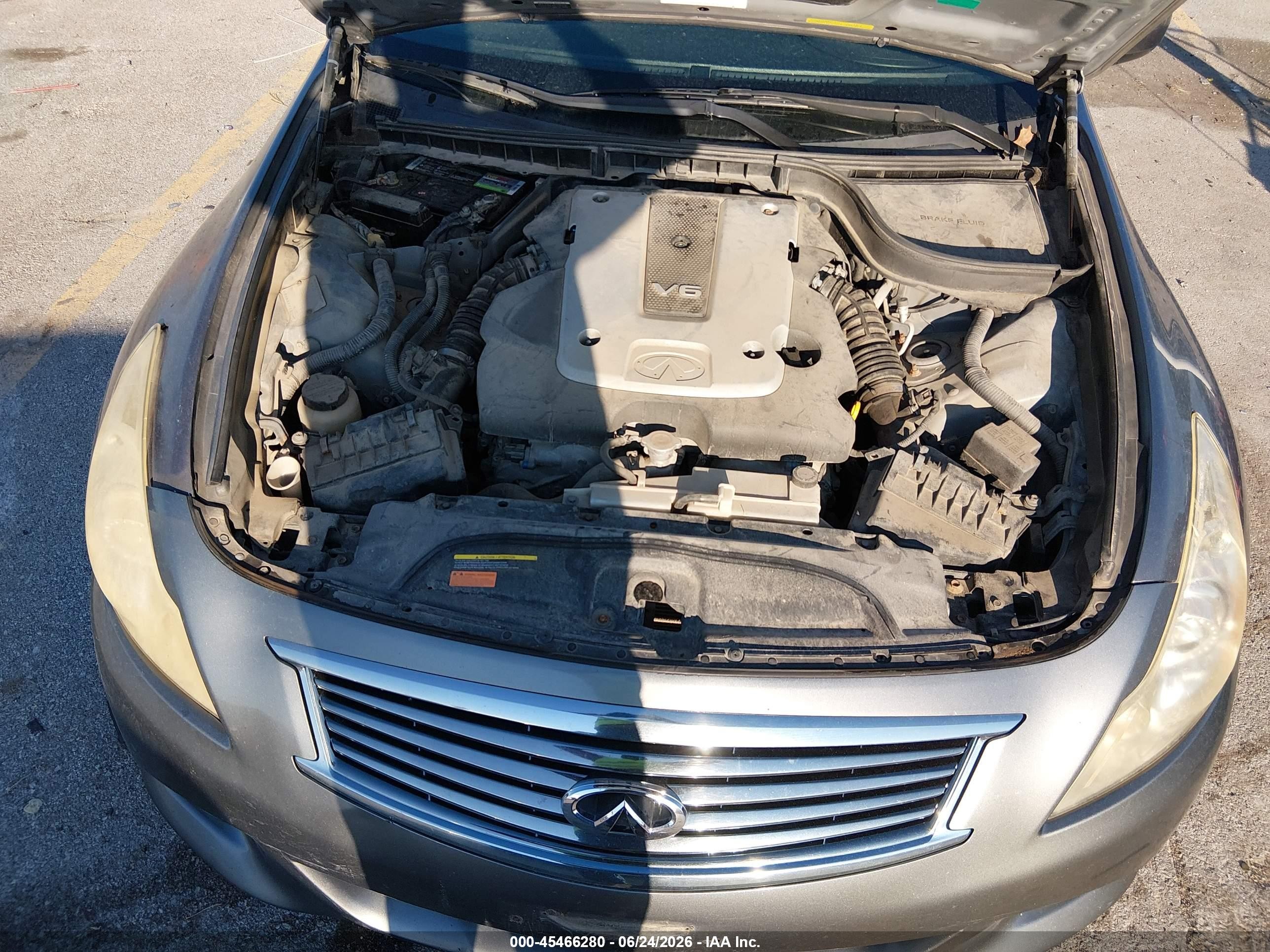 2011 Infiniti G25x   Серый vin: JN1DV6AR8BM652589