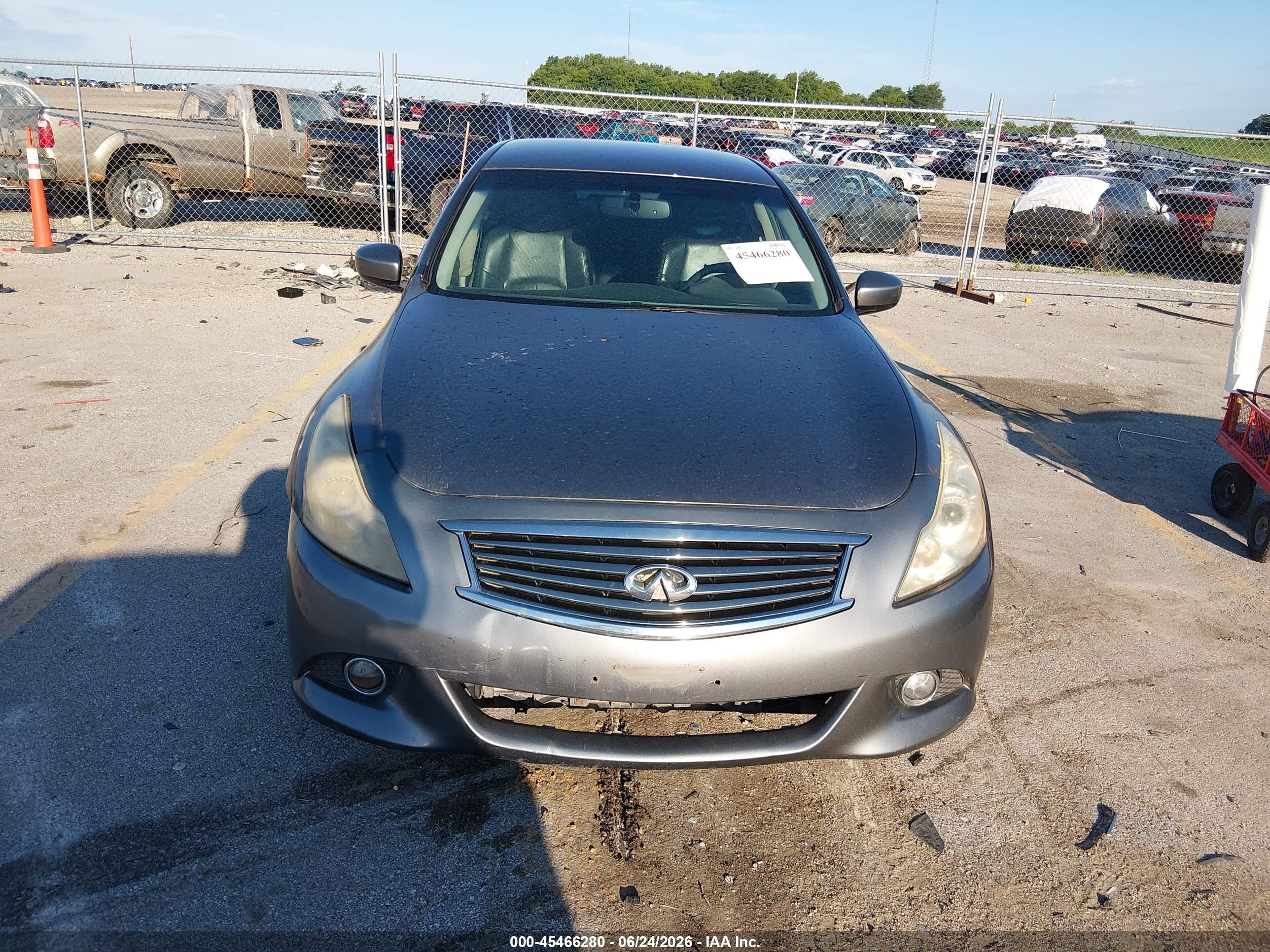 2011 Infiniti G25x   Серый vin: JN1DV6AR8BM652589