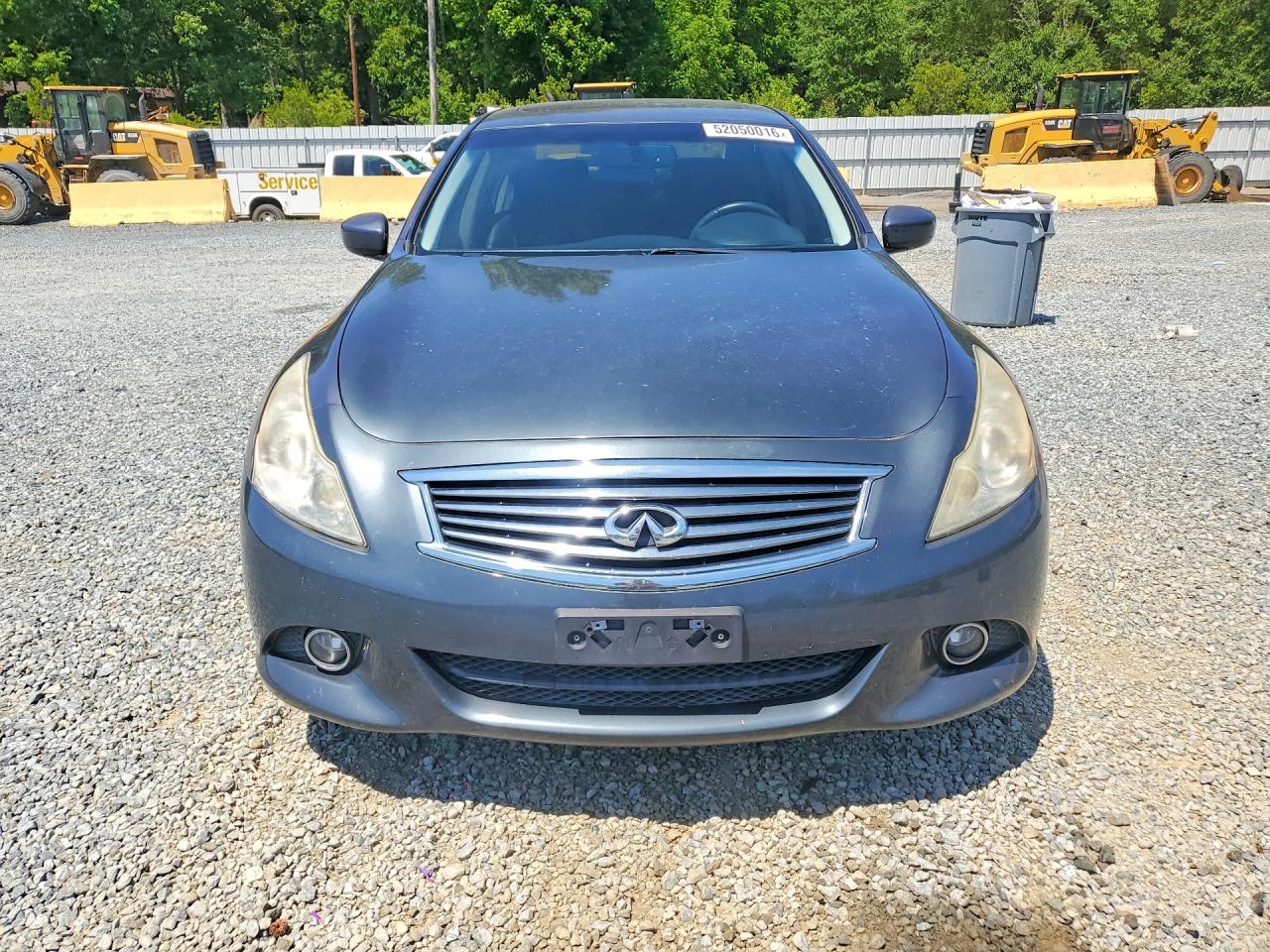 2012 Infiniti G25 Sedan X Gray vin: JN1DV6AR8CM730662