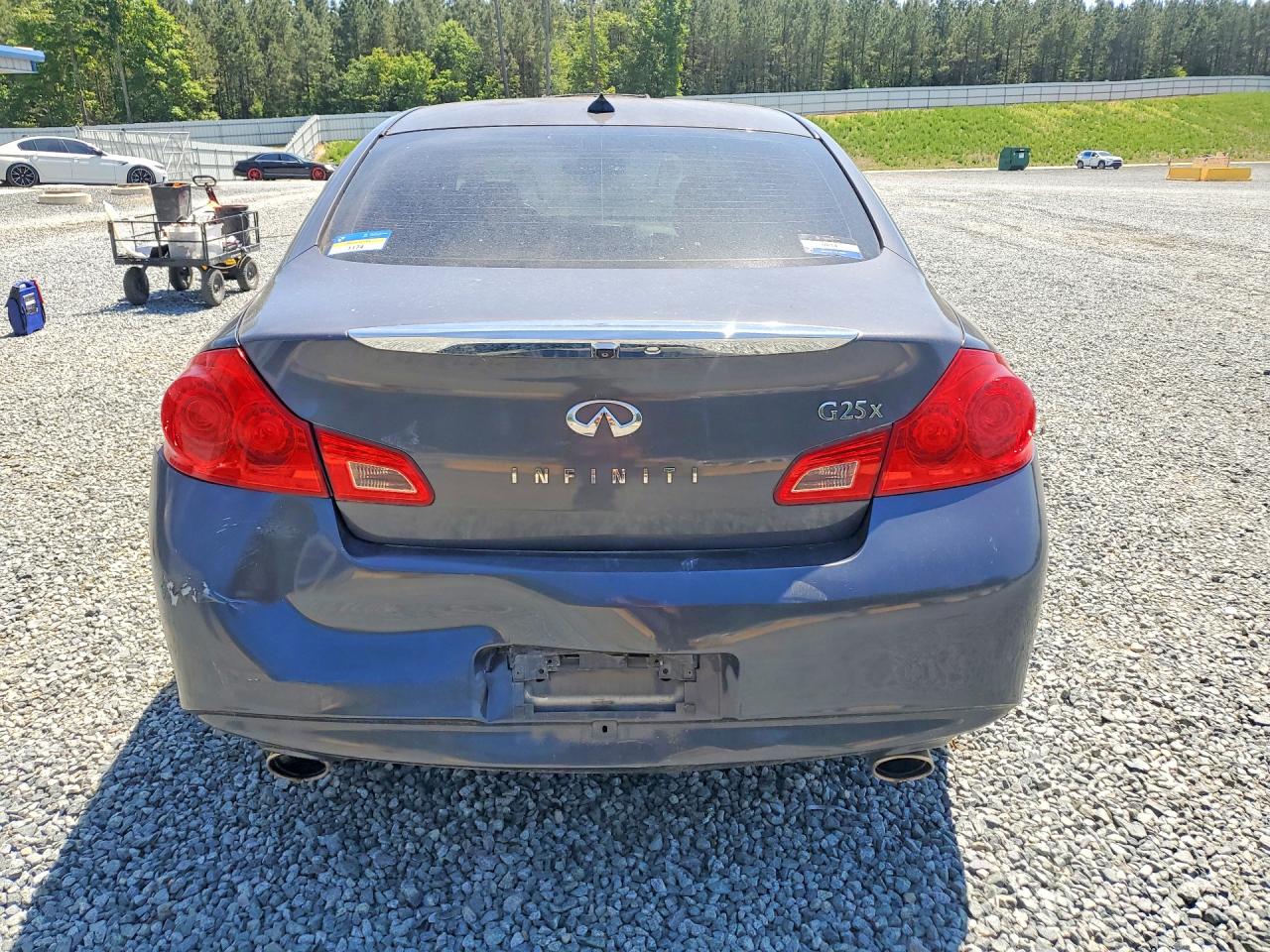 2012 Infiniti G25 Sedan X Gray vin: JN1DV6AR8CM730662