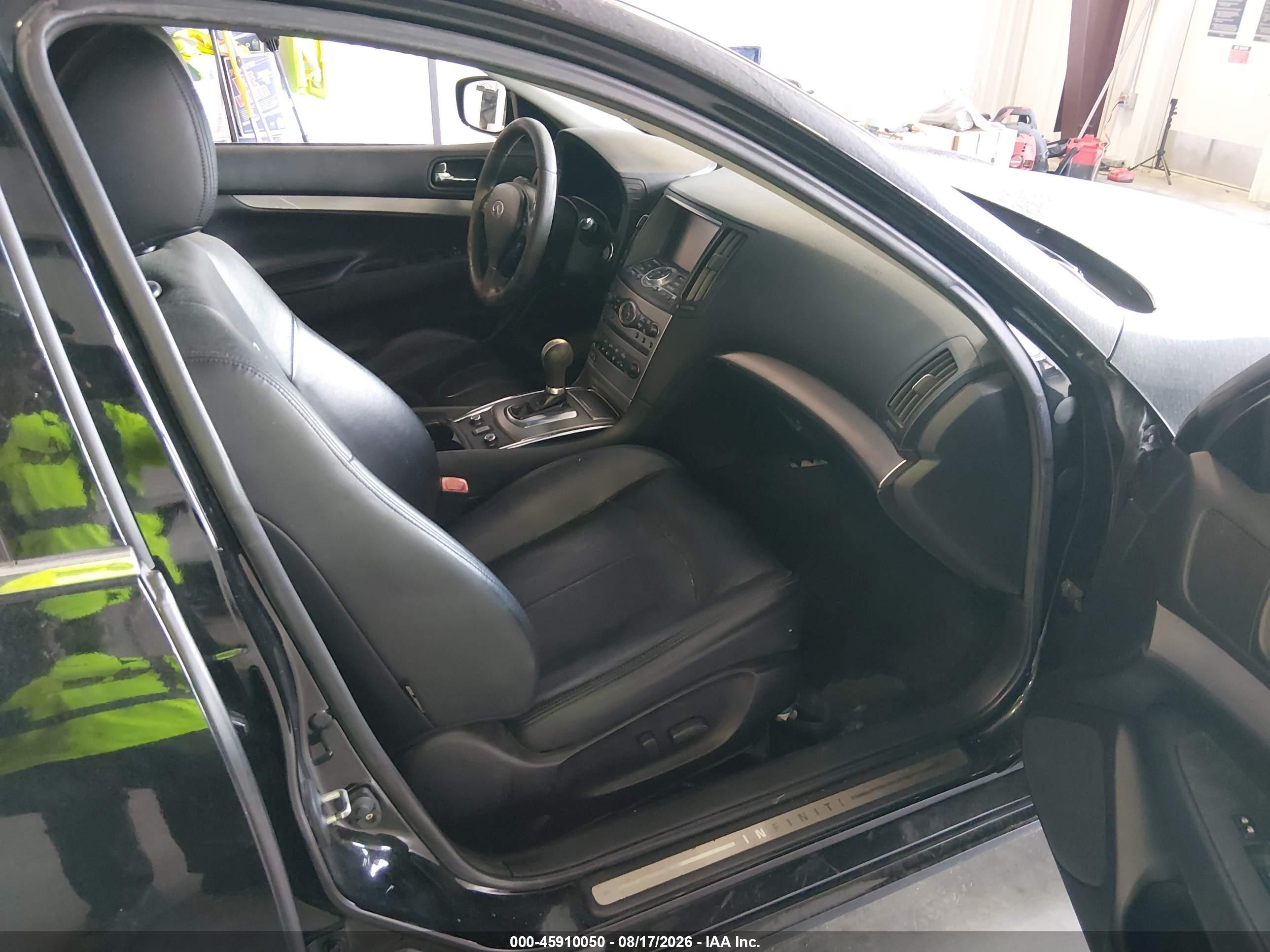 2011 Infiniti G25x   Черный vin: JN1DV6AR9BM650253