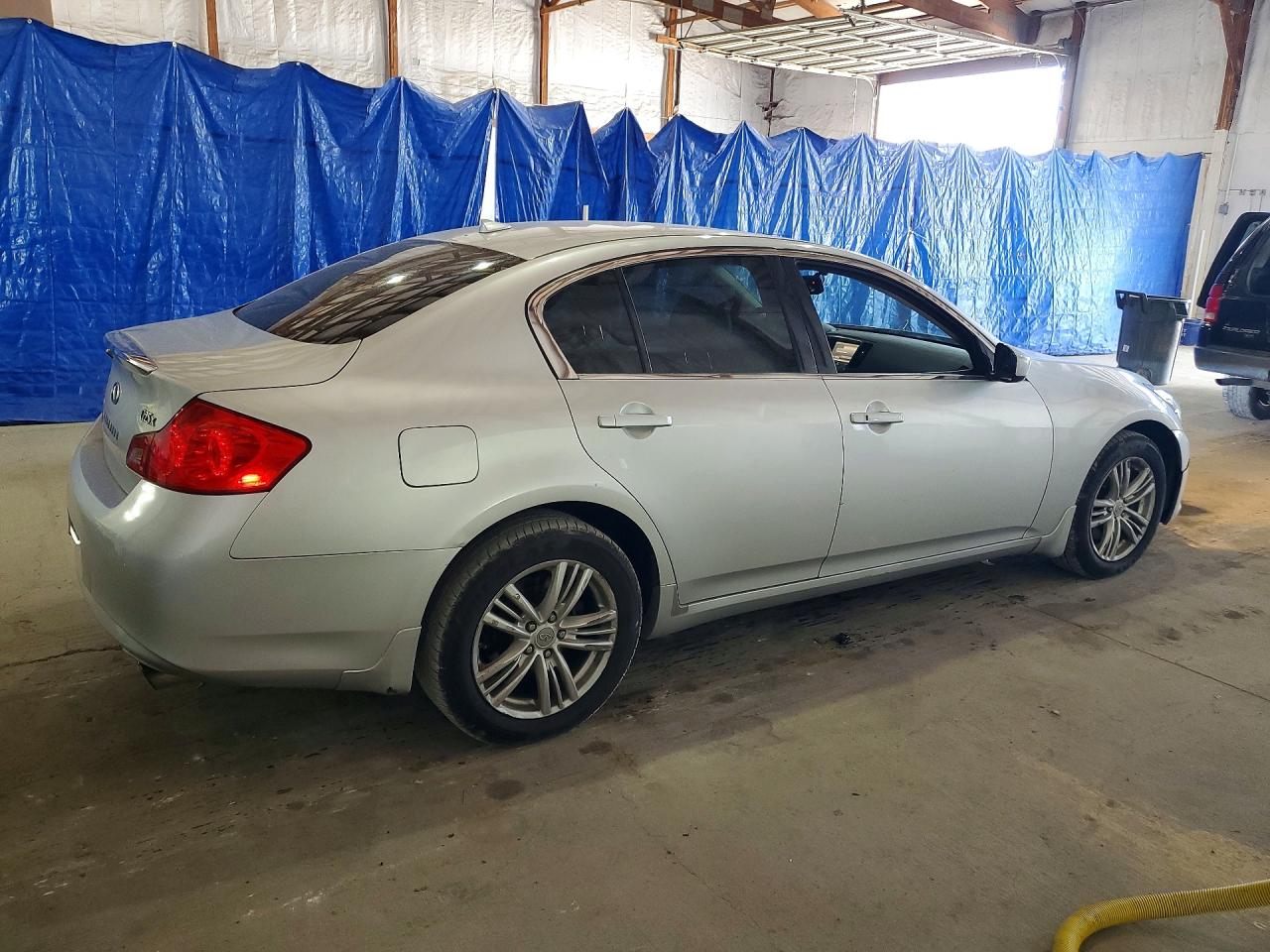 2012 Infiniti G25 Sedan X Silver vin: JN1DV6AR9CM730363
