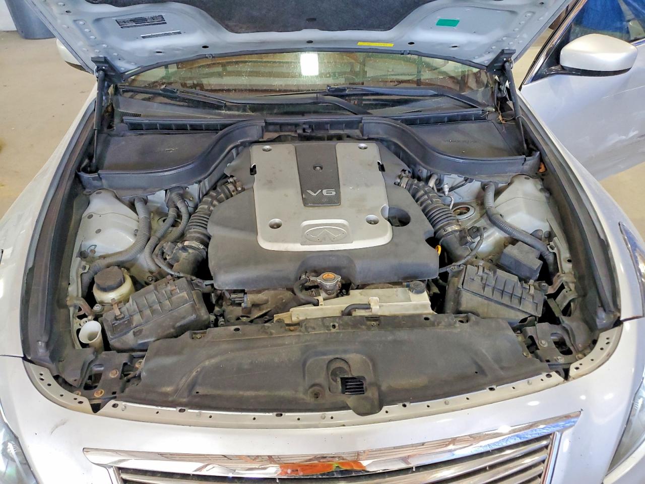 2012 Infiniti G25 Sedan X Silver vin: JN1DV6AR9CM730363