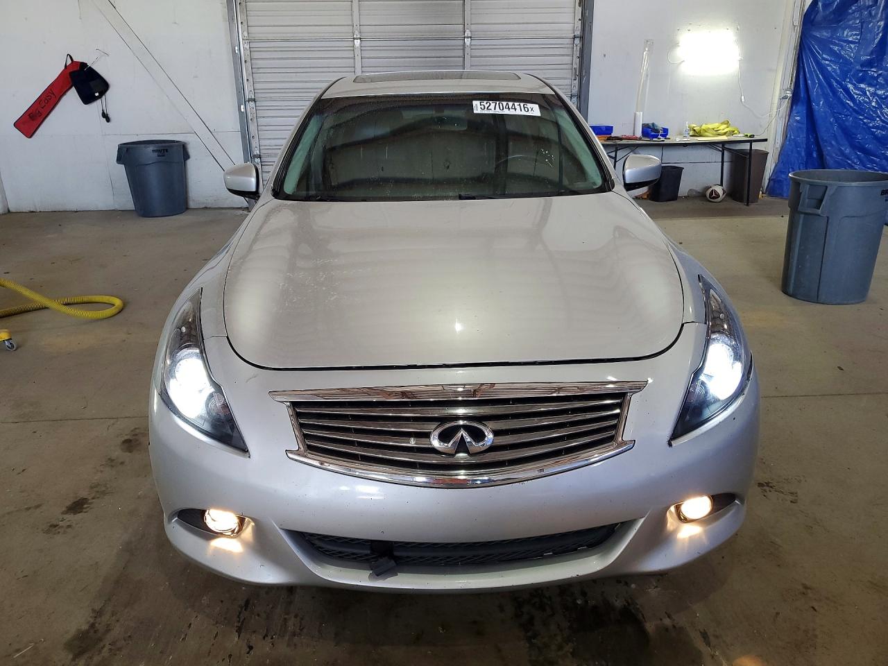 2012 Infiniti G25 Sedan X Silver vin: JN1DV6AR9CM730363