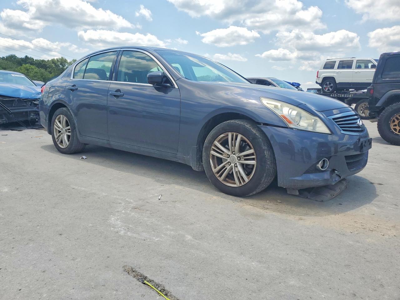 2012 Infiniti G25 Sedan X Gray vin: JN1DV6AR9CM730623