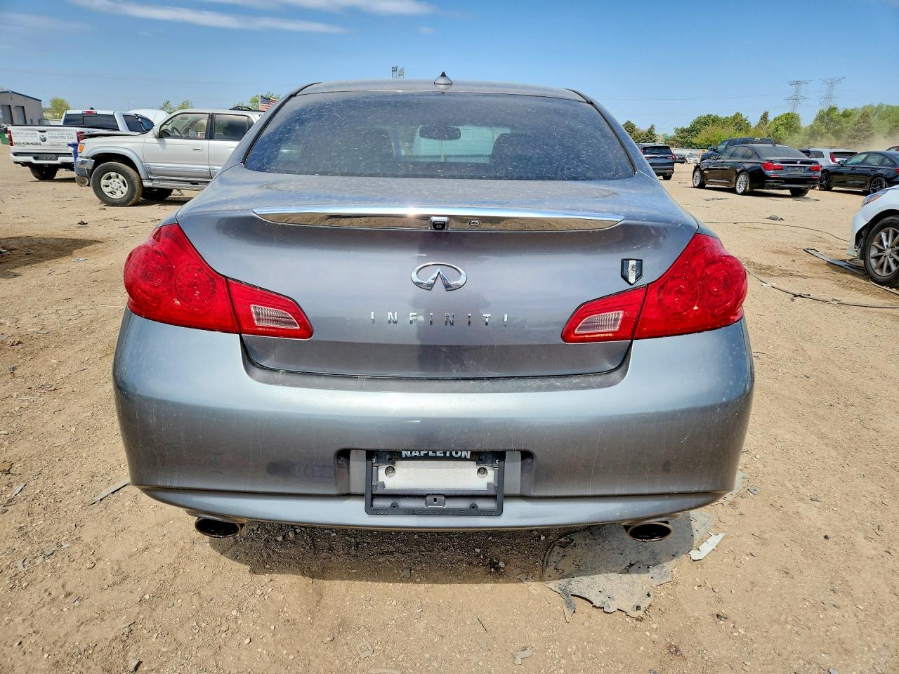 2012 Infiniti G25 Sedan X Gray vin: JN1DV6AR9CM861745