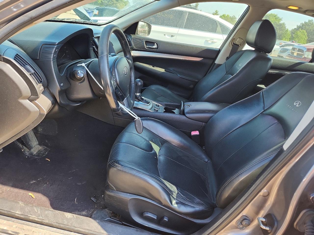 2012 Infiniti G25 Sedan X Gray vin: JN1DV6AR9CM861745