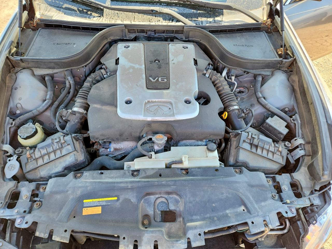 2012 Infiniti G25 Sedan X Gray vin: JN1DV6AR9CM861745