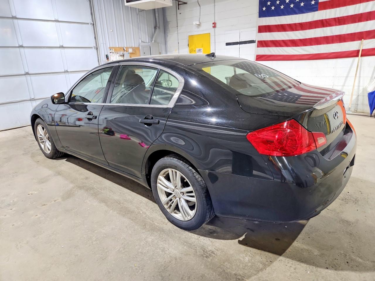 2012 Infiniti G25 Sedan X Black vin: JN1DV6AR9CM862085
