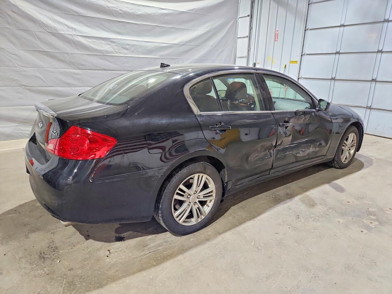 2012 Infiniti G25 Sedan X Black vin: JN1DV6AR9CM862085