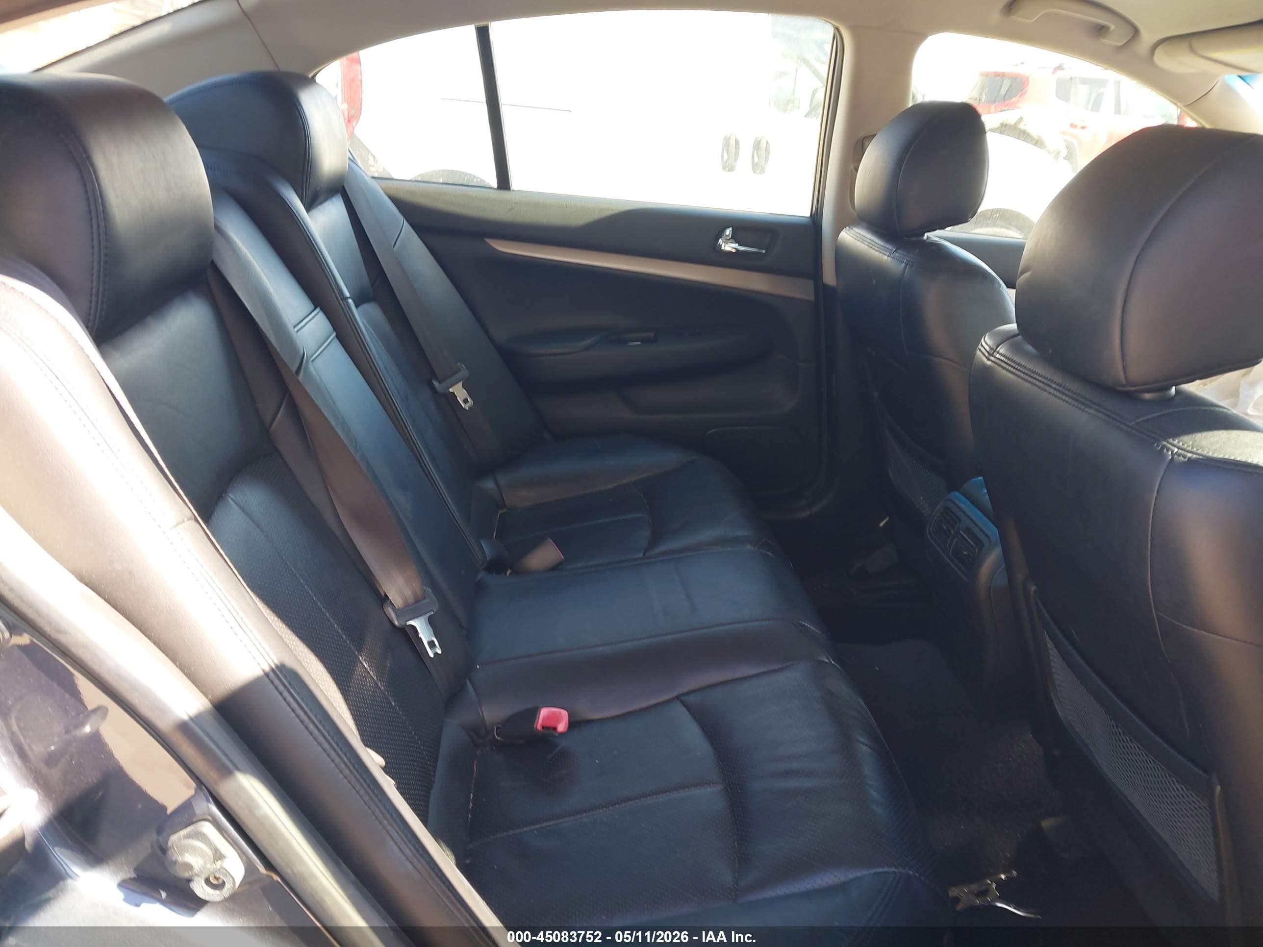 2011 Infiniti G25x   Gray vin: JN1DV6ARXBM651301