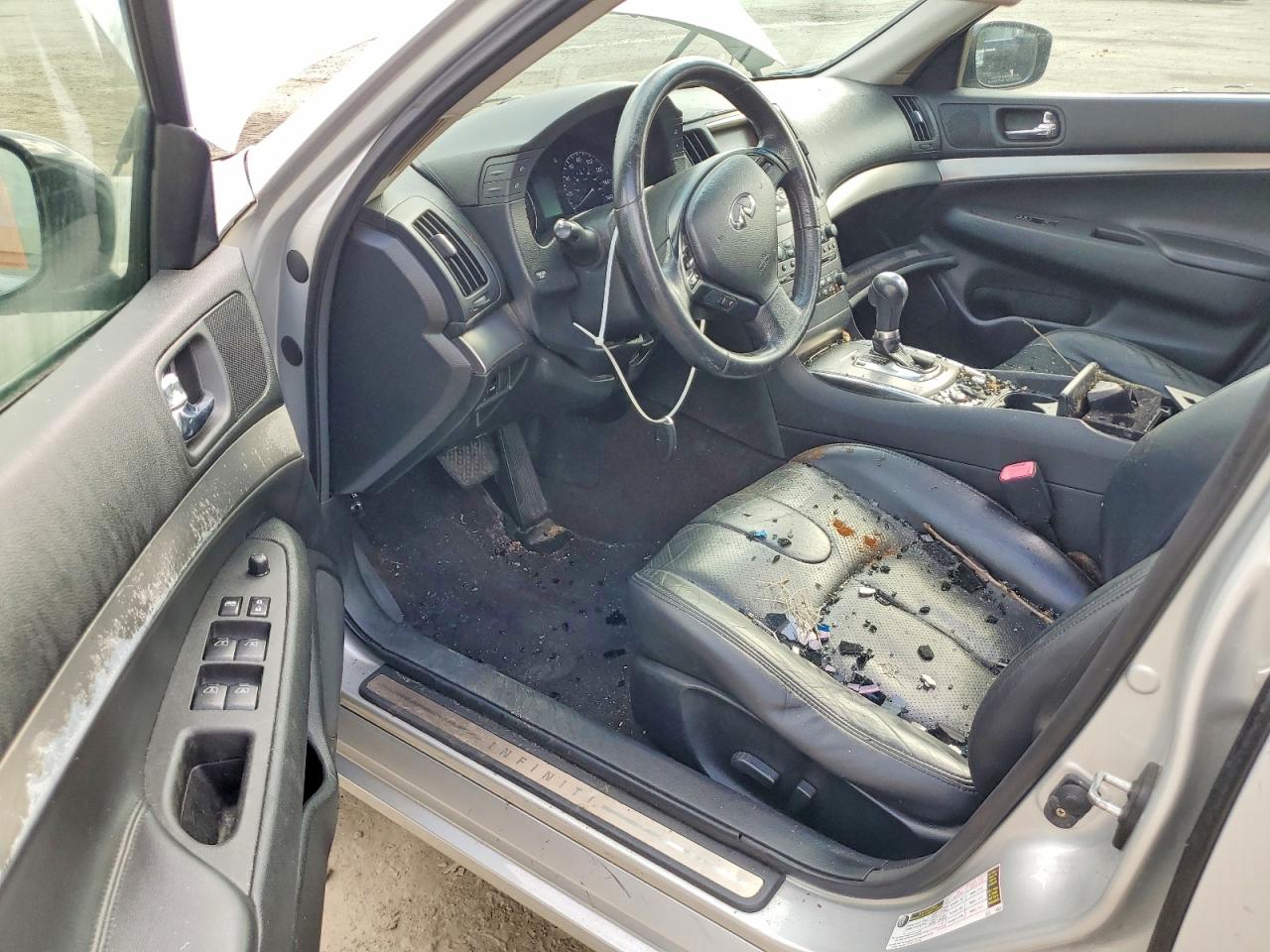 2011 Infiniti G25 Sedan X Silver vin: JN1DV6ARXBM651850