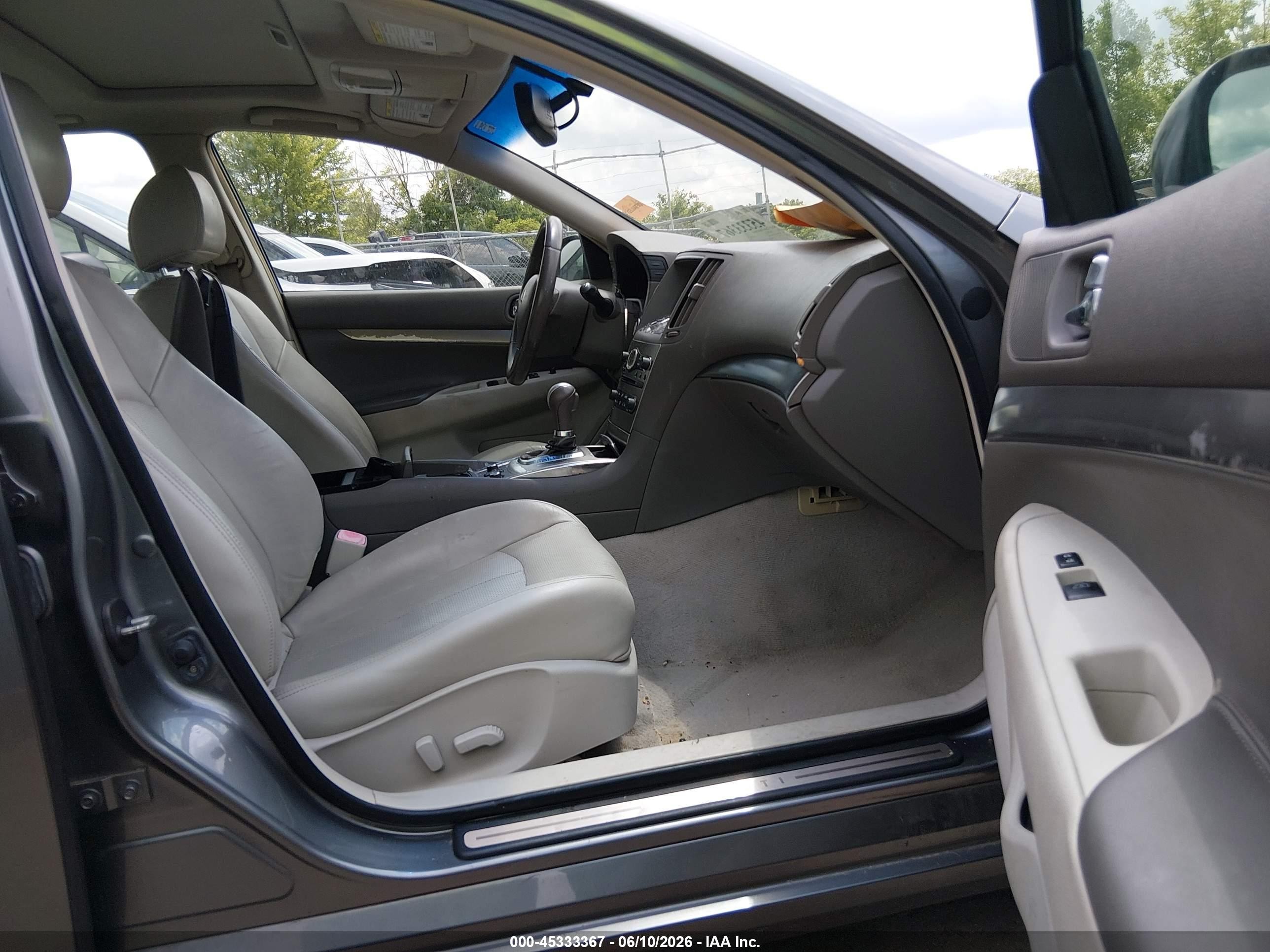 2011 Infiniti G25x   Gray vin: JN1DV6ARXBM652786