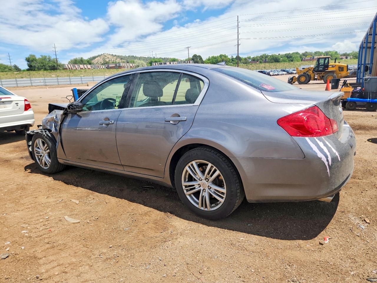 2012 Infiniti G25 Sedan X Серый vin: JN1DV6ARXCM860684