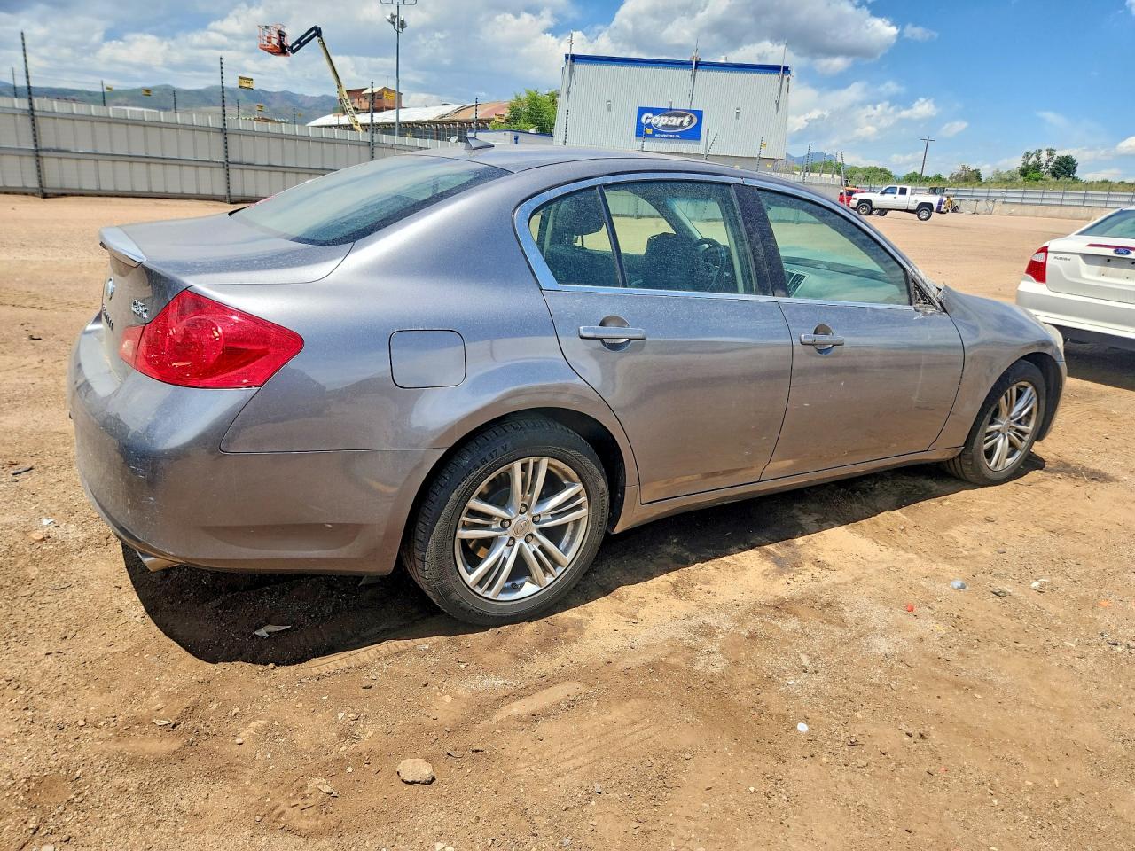 2012 Infiniti G25 Sedan X Серый vin: JN1DV6ARXCM860684