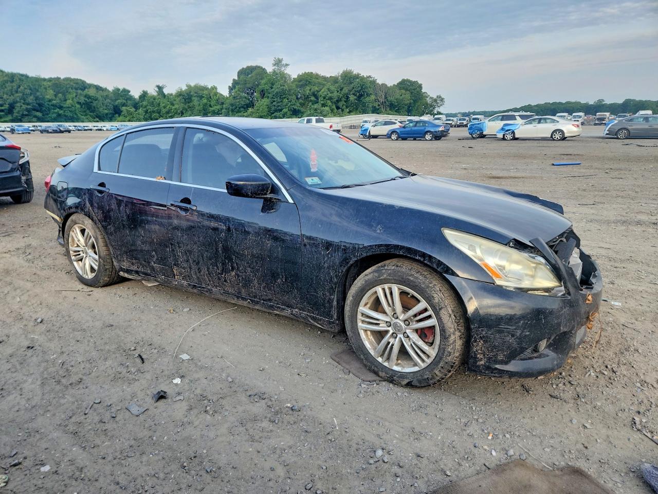 2012 Infiniti G25 Sedan X Black vin: JN1DV6ARXCM861186